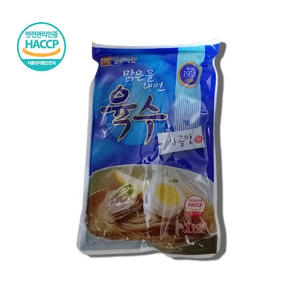 청수식품 청수 청수 맑은 물냉면 육수 사골맛 실온 300g