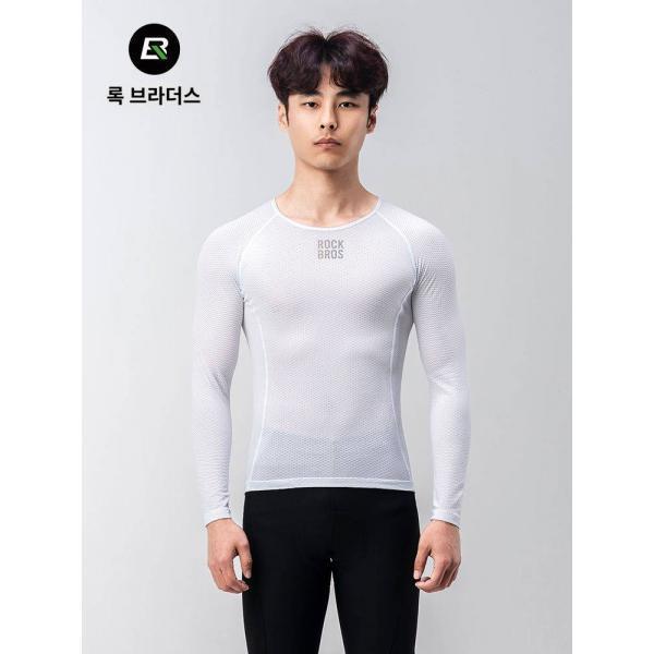 록 브라더스 긴팔 런닝 속건 남자 상의 이너 마운틴 로드바이크 여름