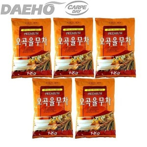 대호식품 대호 프리미엄 오곡율무차 1kg x 5개 자판기용 율무차