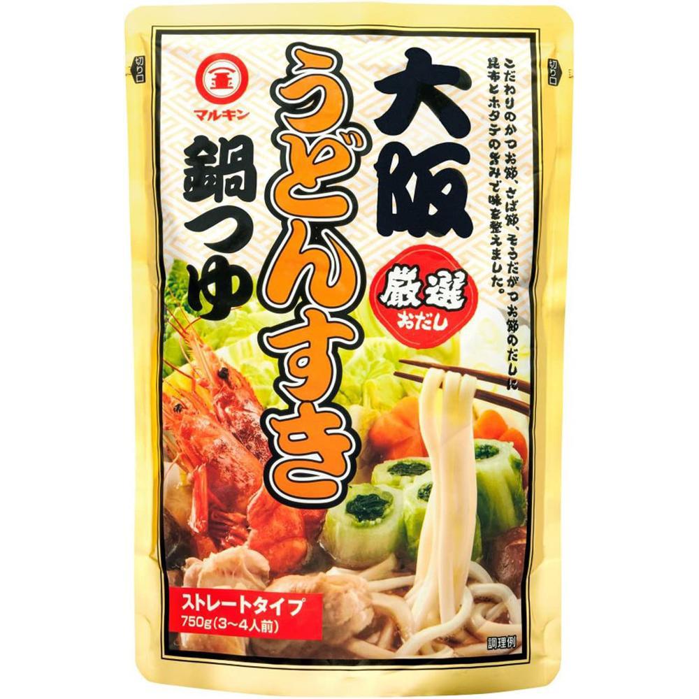 일본직구 마크인 오사카 우동 스키나베 쓰유 750g x 2개 상세참조