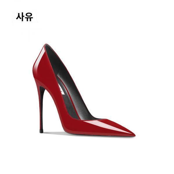 하이힐 하이힐 구두 에나멜 사이즈 스틸레토 구두