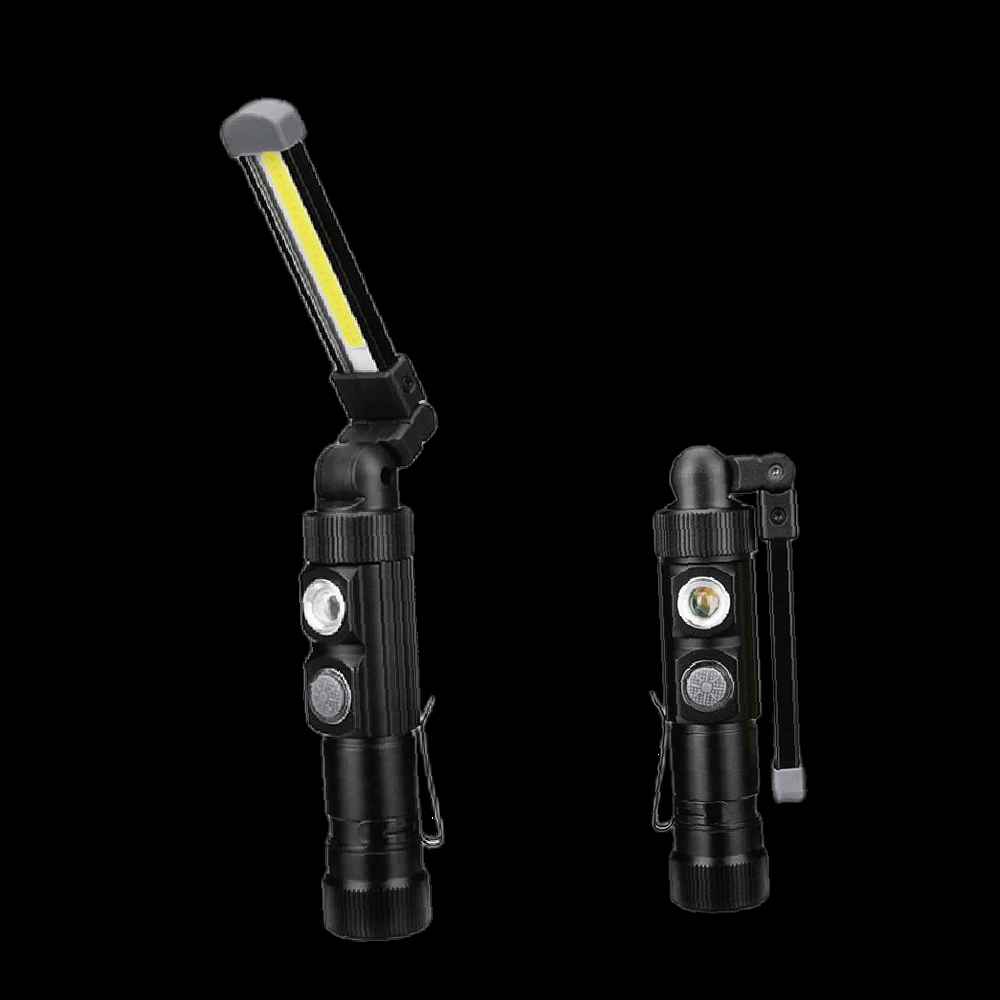 LETEO-디제이디주식회사 LED 충전식 캠핑 등산 차량 정비 조명 작업등 랜턴 편리한미니후레쉬 1개