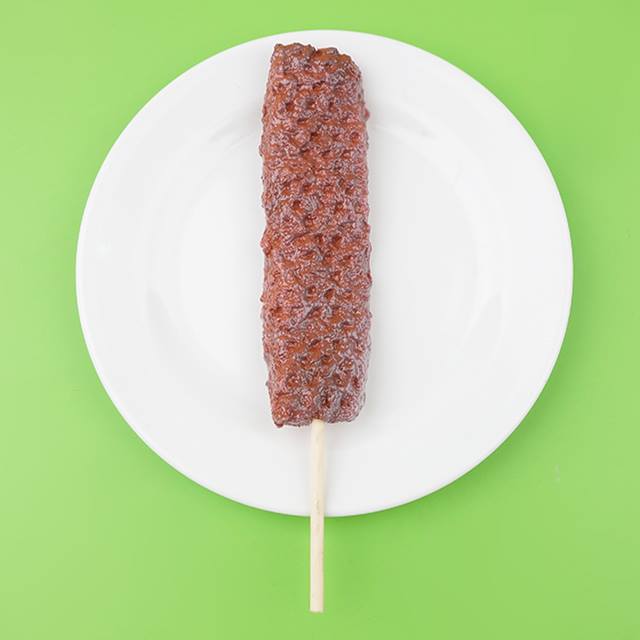 고기 산적 햄 꼬치 모형 음식모형 인조 음식 가짜 요리 전시 한식 휴게소 분식 식품 PR