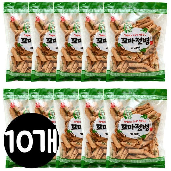늘푸른식품 늘푸른 꼬마파래전병 210gx10개 옛날과자 전통과자