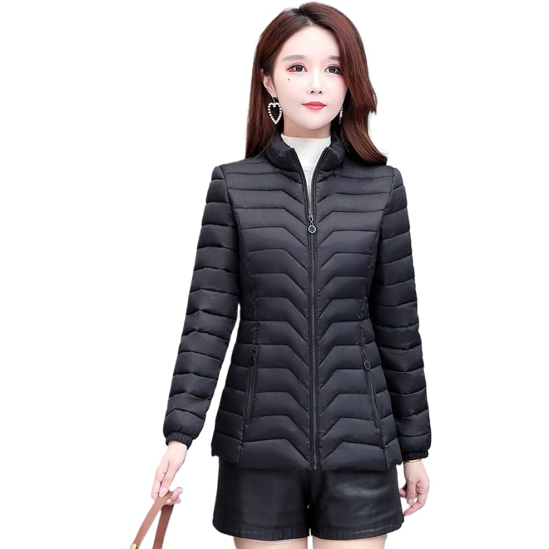 Kingfishe 여자 가을겨울 얇은 패딩 자켓 nb6Kobo L