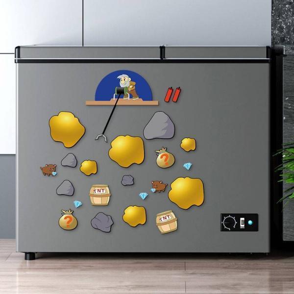 냉장고 자석 부착 금광부 자석 부착 가정용 냉장고 장식 자석 스티커 캐릭터 DIY 냉장고 스티커