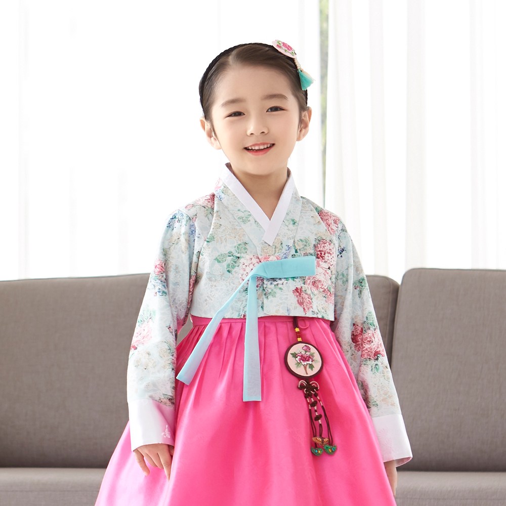 명성 한예빔 한예빔 파스텔송이 여아한복 아동한복 HB6003