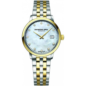 케이엔에이치 케이앤에이치 레이몬드 웨일 RAYMOND WEIL Toccata Ladies Watch Quartz MotherofPearl Dial with 11 Diamonds Stainle