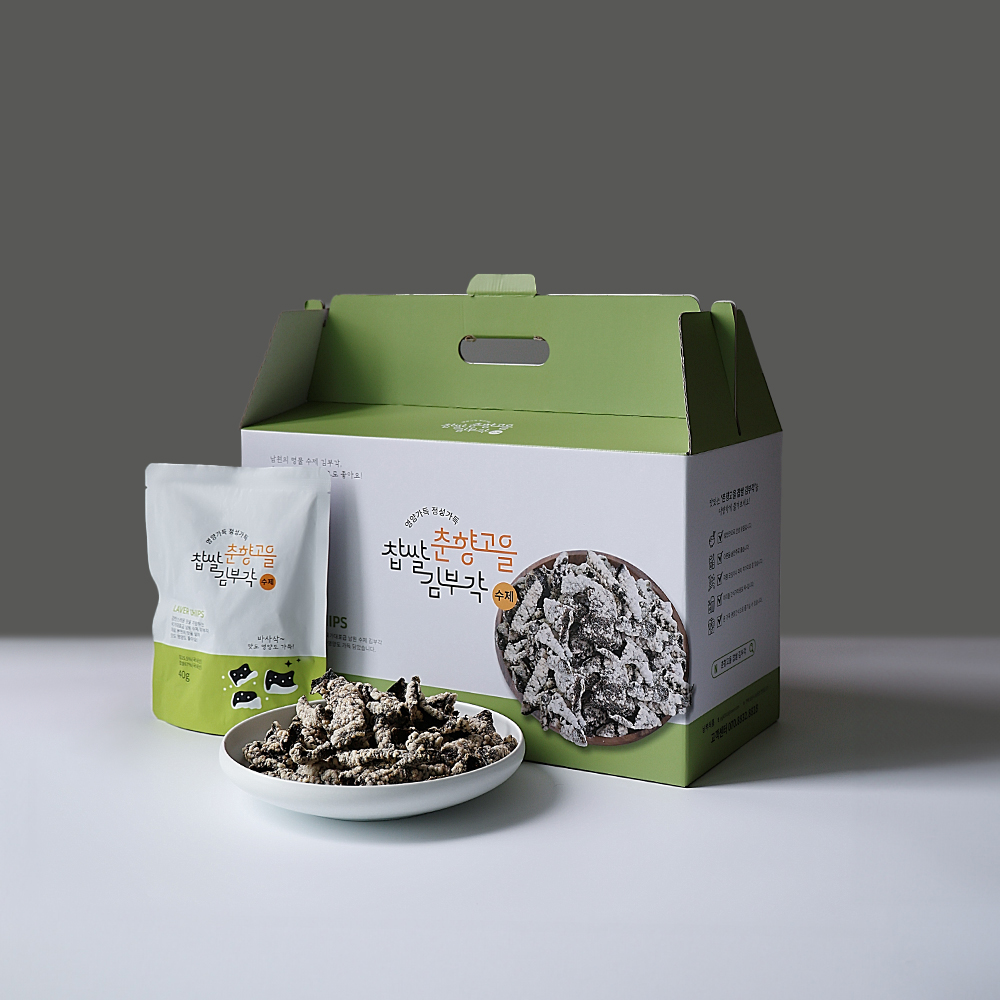 춘향고을 찹쌀 김부각 선물세트 40g 7ea 남원 수제