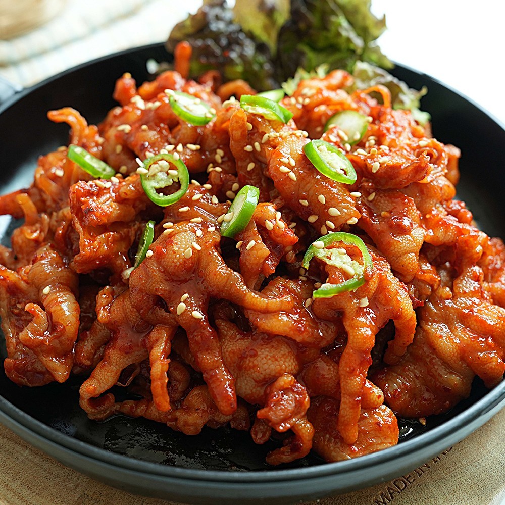 직화 무뼈 매운 닭발 30년전통 로컬맛집 200g 2개