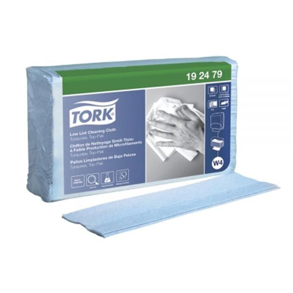 TORK Tork 로우 린트 탑팩 싱글 플라이 클리닝 천 터키석 1460049