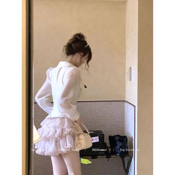 레이지디디 윈저 아가씨 소녀 주름 볼륨 케이크 스커트 레이어드 날씬해 보이는 플레어 스커트