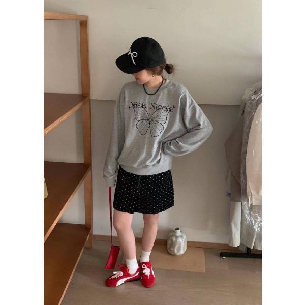 24가을 동대문 디자인 루즈핏 슬림핏 이니셜 자수 풀오버 캐주얼 라운드넥 후드 여8837