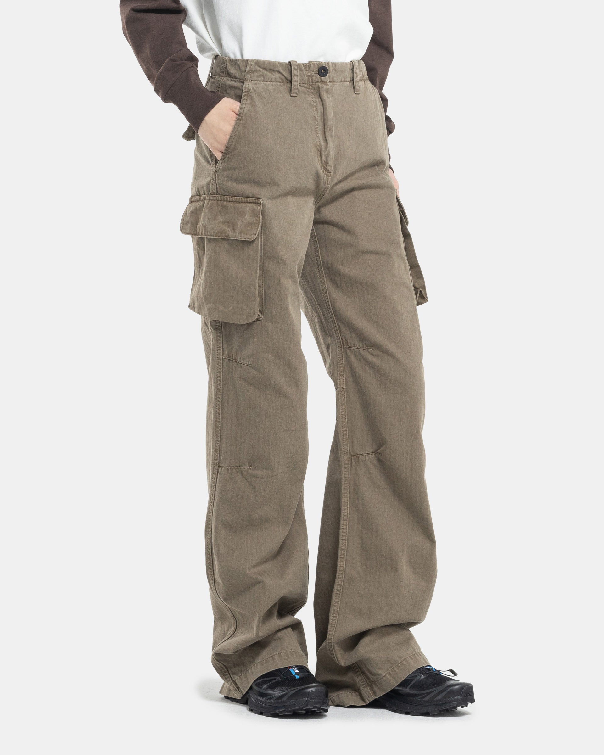 아워레가시 피크 카고 UNIFORM OLIVE HERRINGBONE 2320702