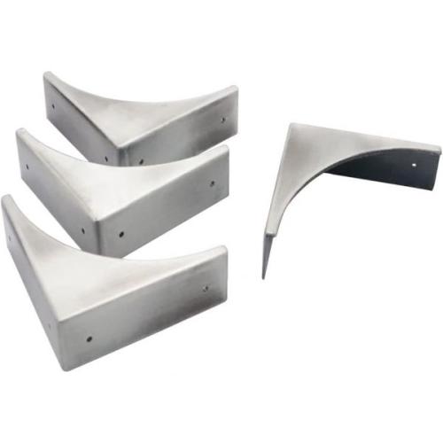 모서리 보호대 가장자리 방지패드 금속 상자 4pcs 글로바자스 장식 테이블 책상용 안전 범퍼 가구 커