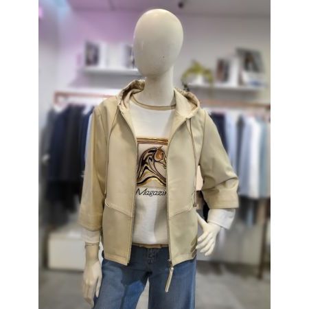 수스 세이브존03 후드 양가죽 자켓 KSMY246NFU211