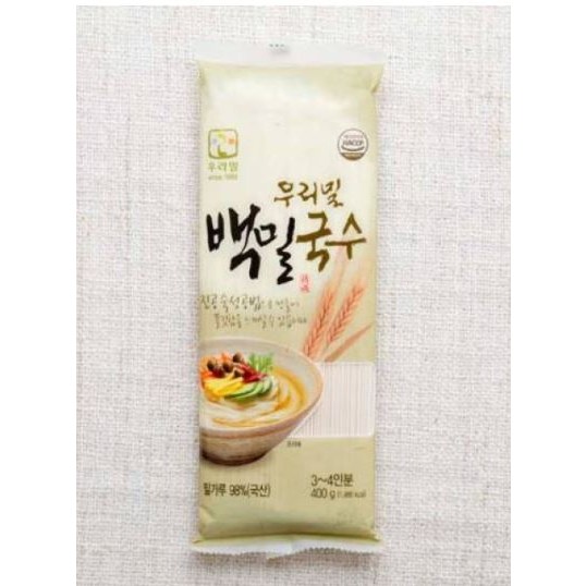 삼육유기농자연식품 우리밀 백밀국수 400g 1개