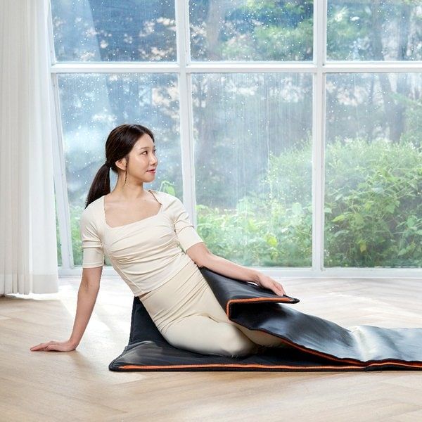 폴스킨 스톤 테라피 원적외선 전신 마사지 바디케어 홈 사우나 반신욕 찜질 마사지 매트 3컬러