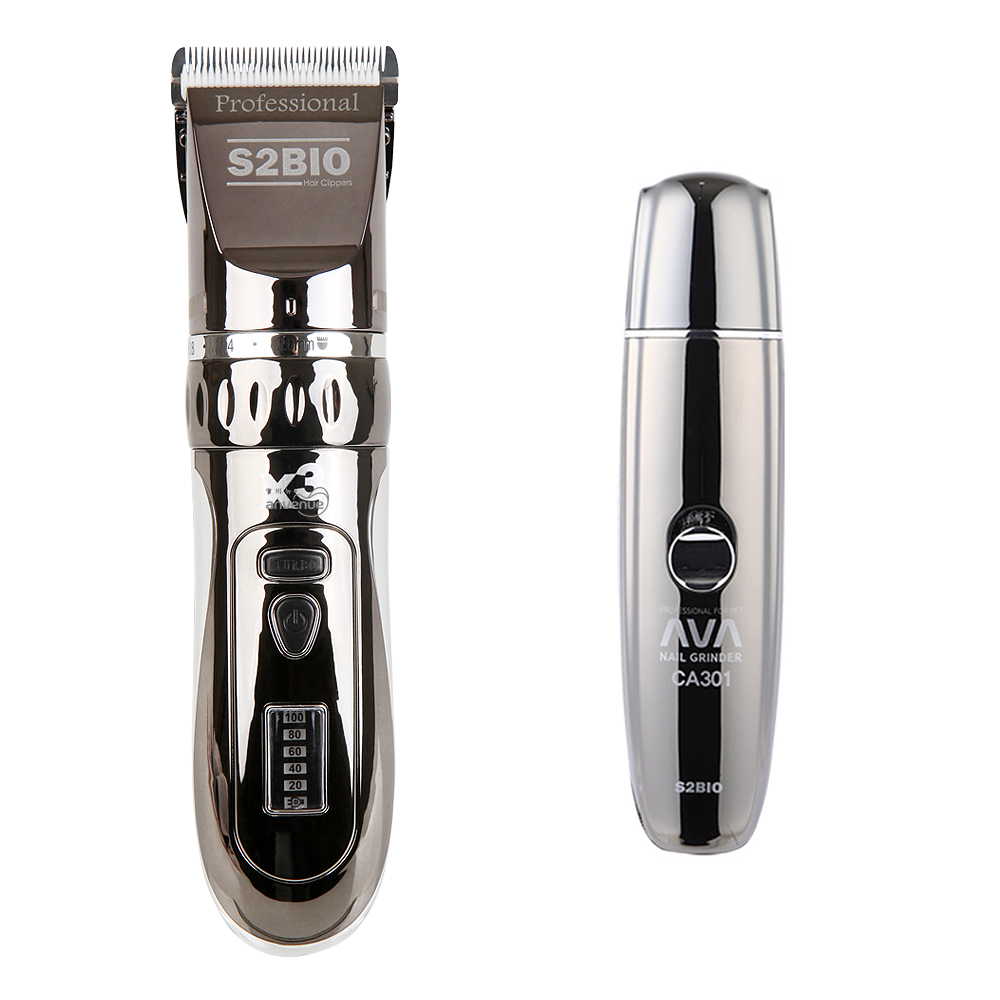 앙비뉴 반려동물 X3 터보 플러스 PROFESSIONAL HAIR CLIPPER 아바네일 발톱 그라인더 세트 S2BIO