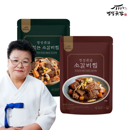 정성곳간 정성곳간 정성곳간 강순의 명인의 소갈비찜 500g 5팩 옵션2