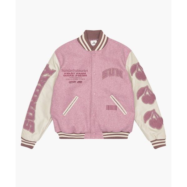 SUNDAY FRUIT MARKET VARSITY JACKET