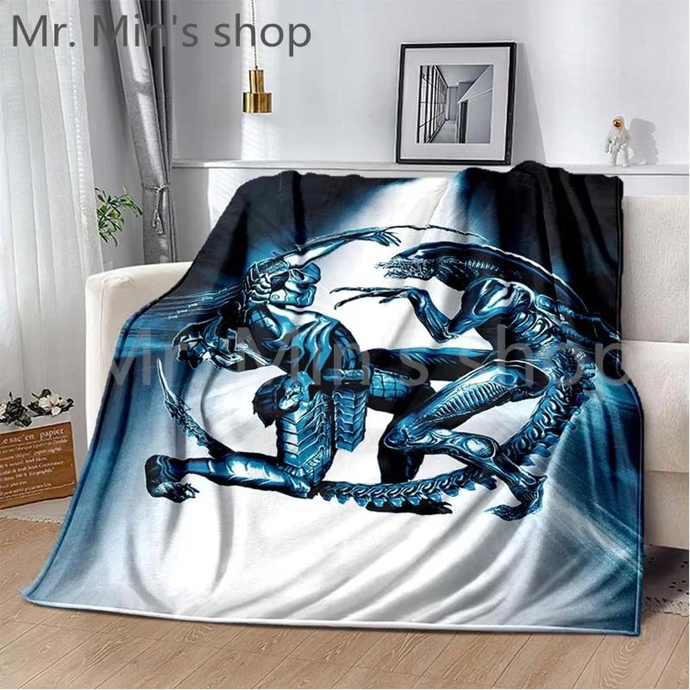 침실 다기능 담요 프레데터 영화 인쇄 침대 소파 자동차 애완 동 2 3 1개 F 150x x60inch 125CM50