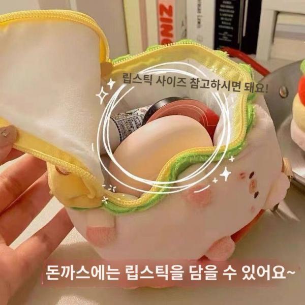 현품 손바닥 명돈 샌드위치 돈가방 동전지갑 액세서리 ins풍 귀요미 비주얼 파우치
