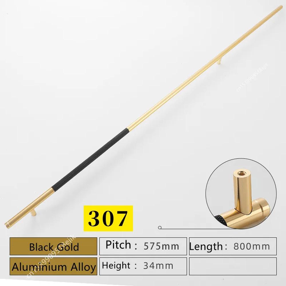 캐비닛 서랍용 롱 널링 손잡이 가구 도어 북유럽 라이트 그 1개 9 Gold-575mm