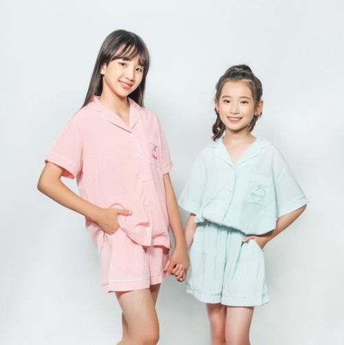 비타민 로고 파자마세트 클레버몰 자체제작 아동복13-19호 아동복11호 민트