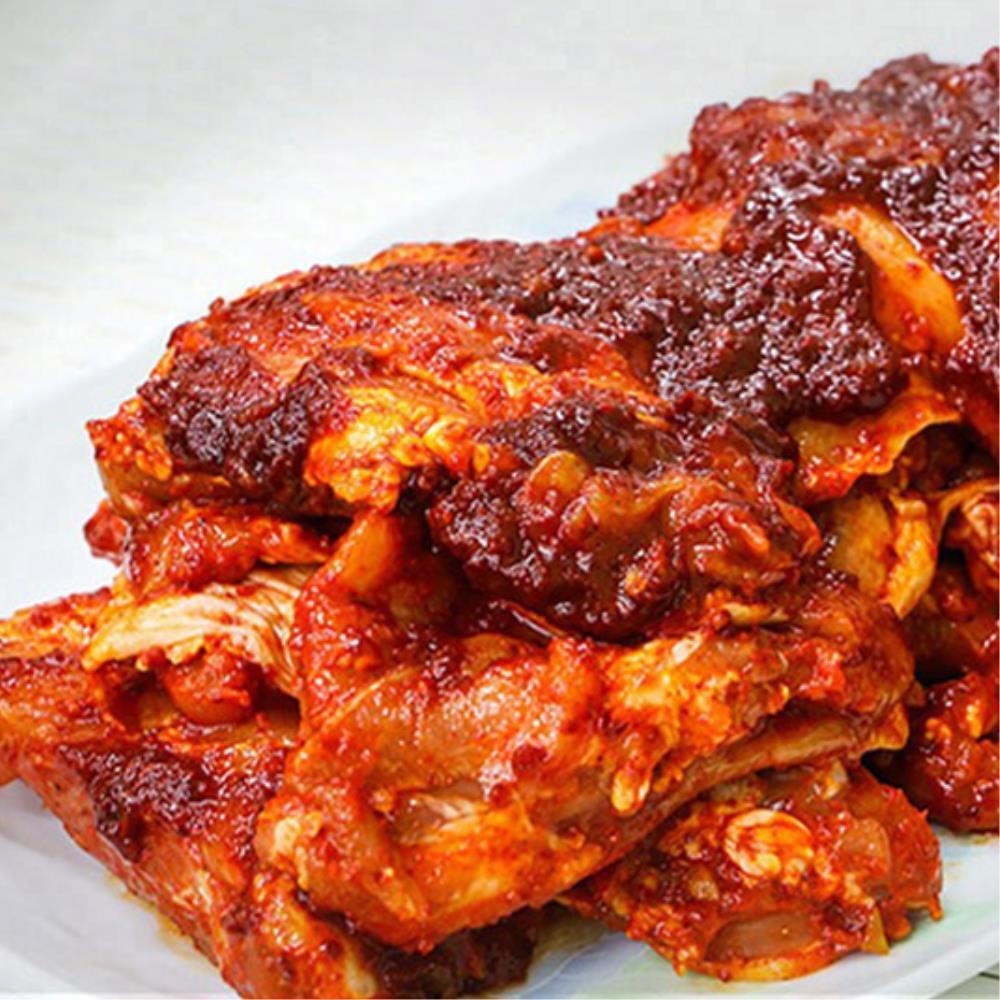 국내산 100 신선육 양념오리주물럭 1kg 추가 소스 120g 연탄불고기 집에서즐기는 1개
