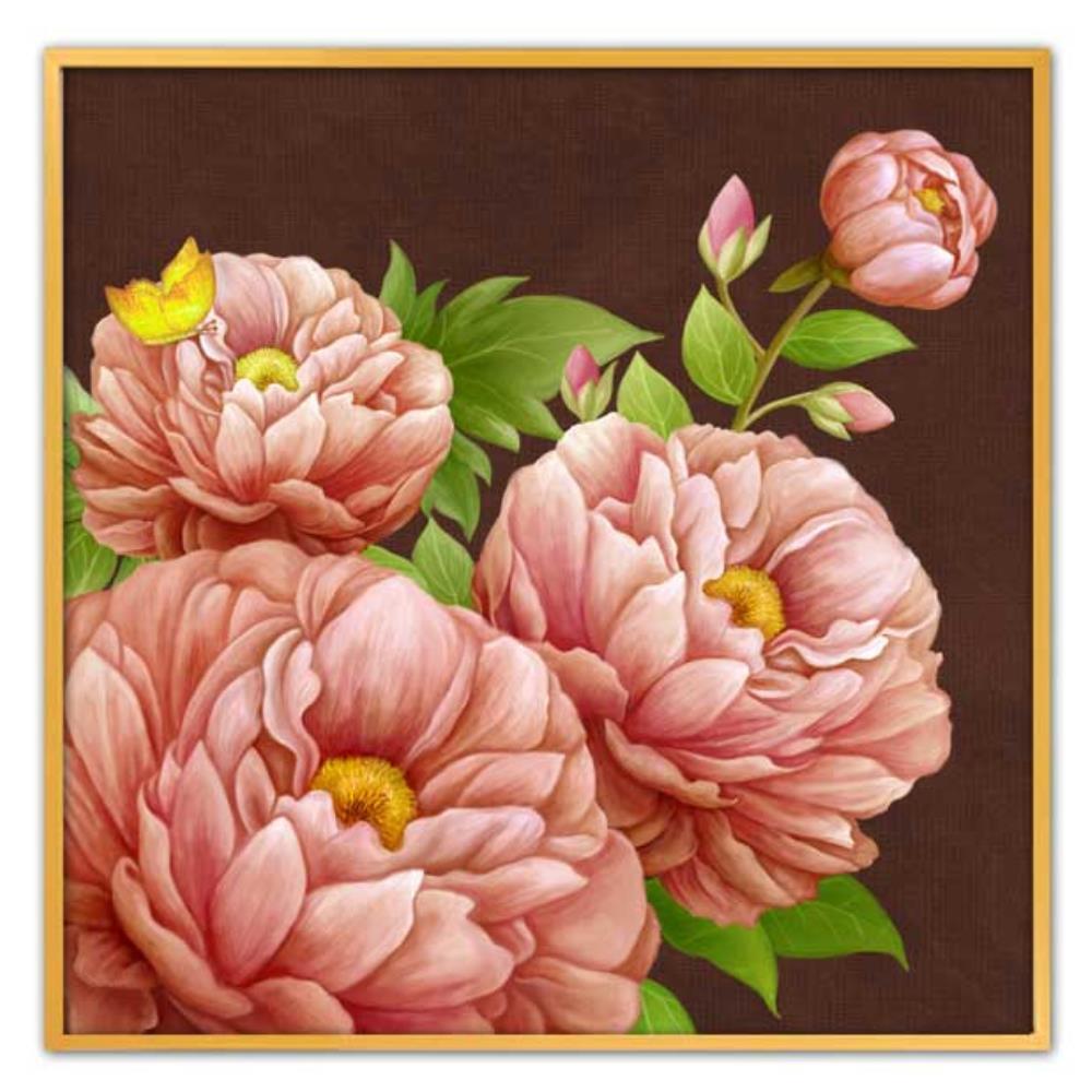 목단 그림액자 풍수그림 인테리어 선물용 금전운상승 매장장식 답례품 소품 판촉물