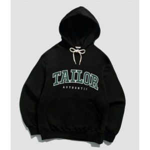 테일러 스튜디오 TAILOR STUDIO 엔비엘 로고 후드 블랙그린 722914