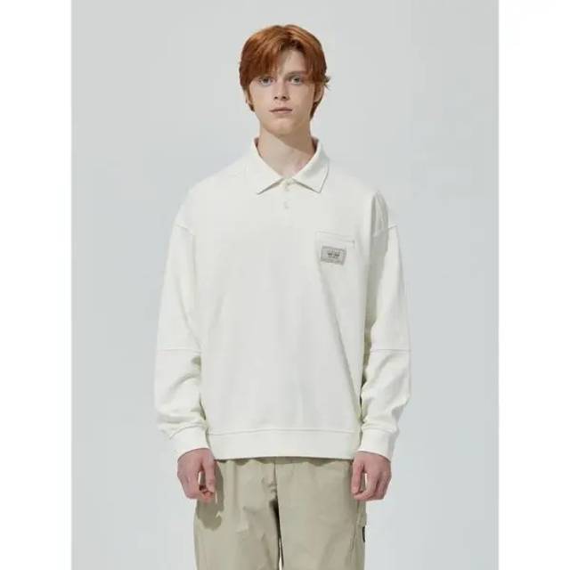 KODAK 코닥 Apparel 씨네코닥 세미오버핏 피그먼트 카라 맨투맨