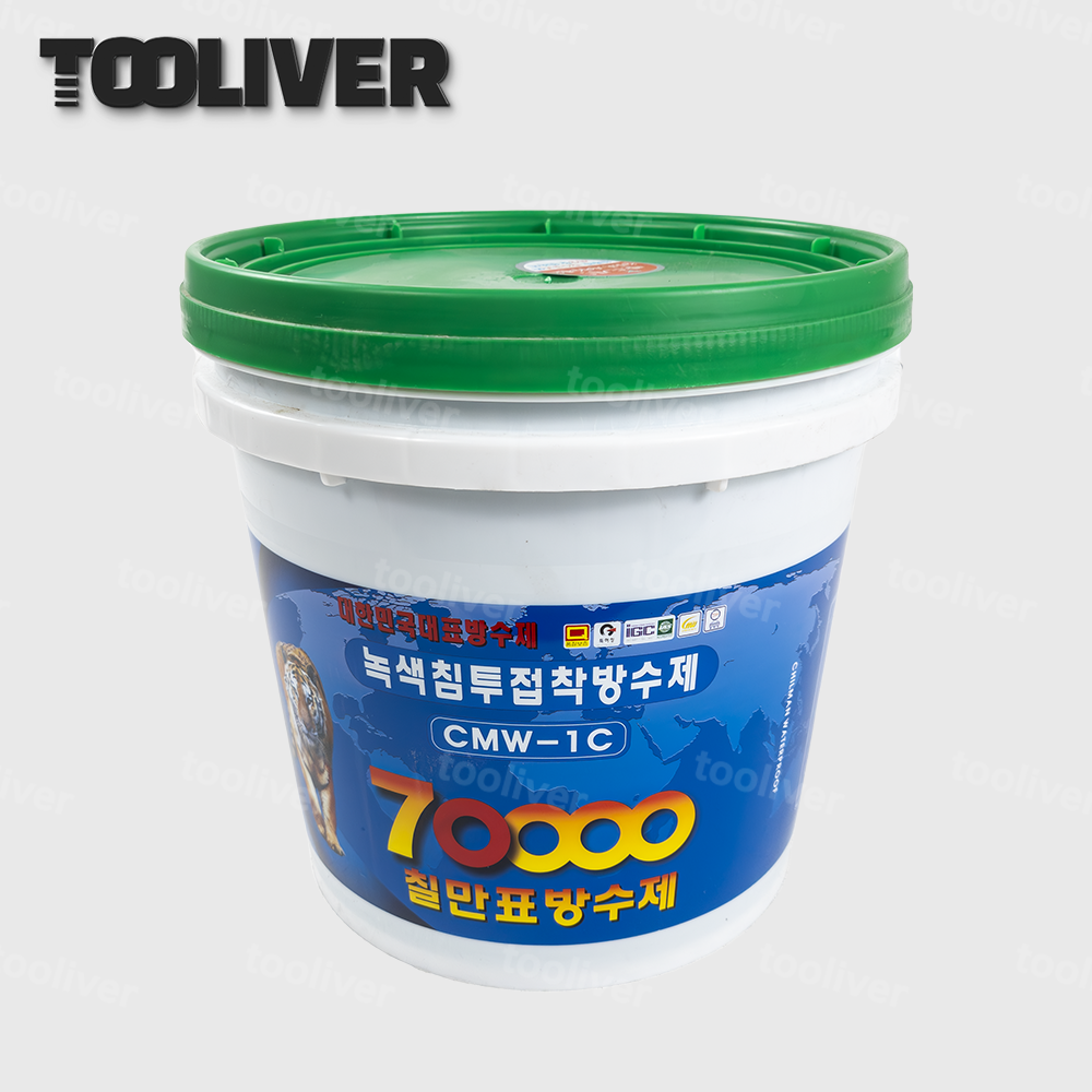 칠만표 침투접착방수제 균열 크랙 방수 보수제 녹색 1개 CMW-1C