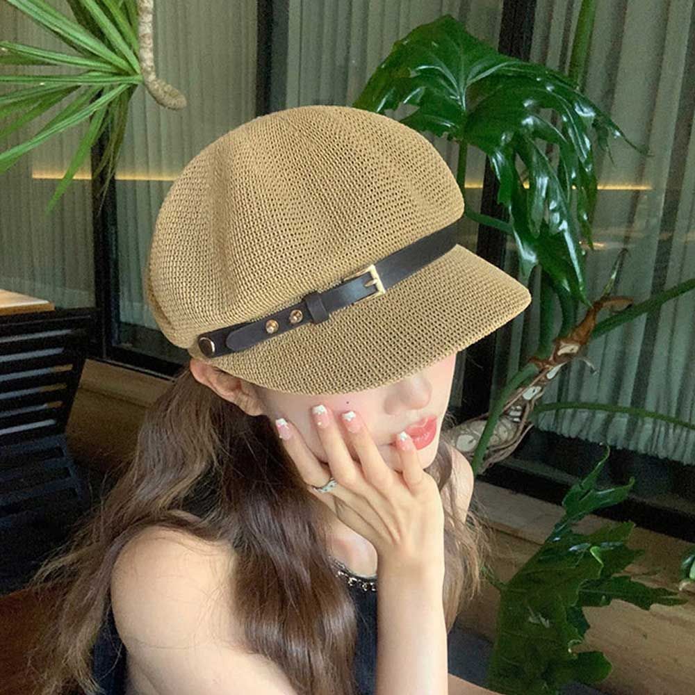 BZJLPIUJ 51IE 여성 벙거지 모자 유햇 캠핑 해변모자