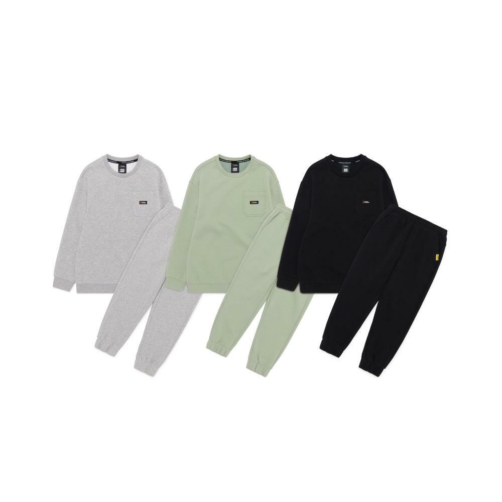 내셔널지오그래픽키즈 내셔널지오그래픽키즈 맨투맨 SET LIGHTKHAKI K251UPB010