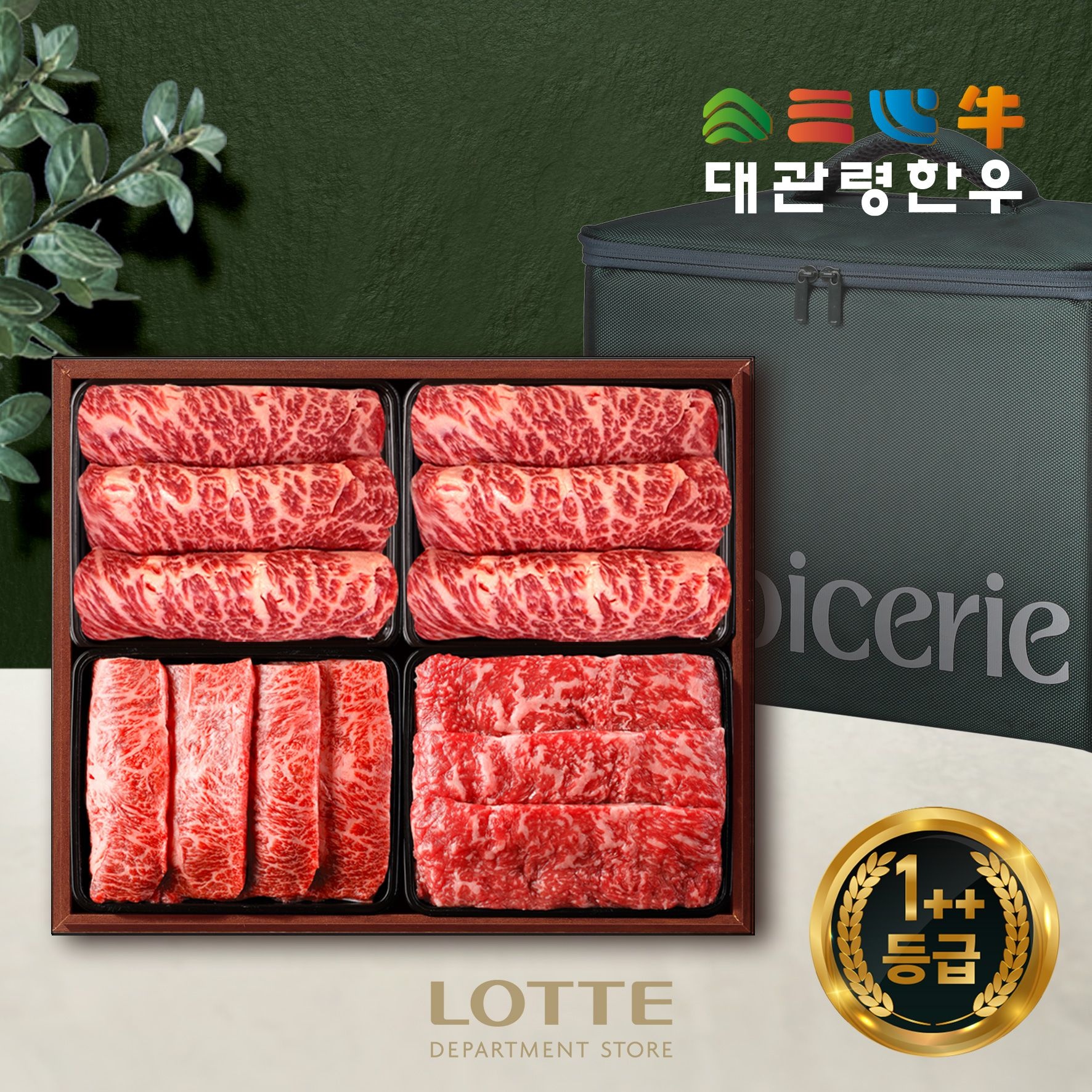 동화정육 1 대관령한우 VIP 5호 세트 1 6kg 등 등 부 채 냉장