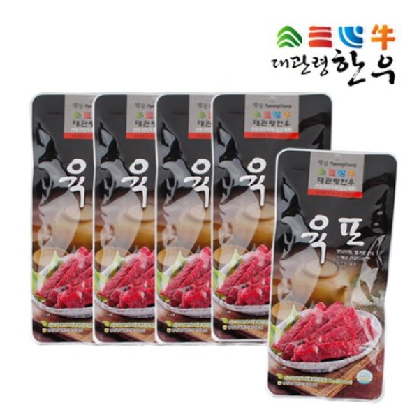 대관령한우 대관령한우 창영월정선축협 대관령한우 육포 40gx5봉
