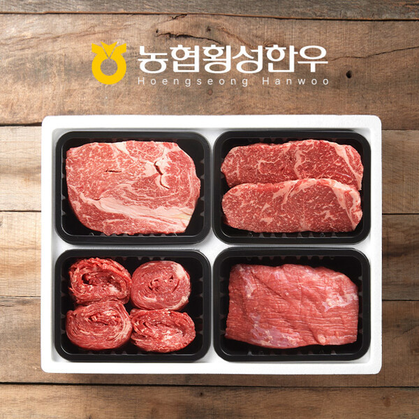 냉장 1 농협횡성한우 판 실속구이정육2호 1 2kg 530586
