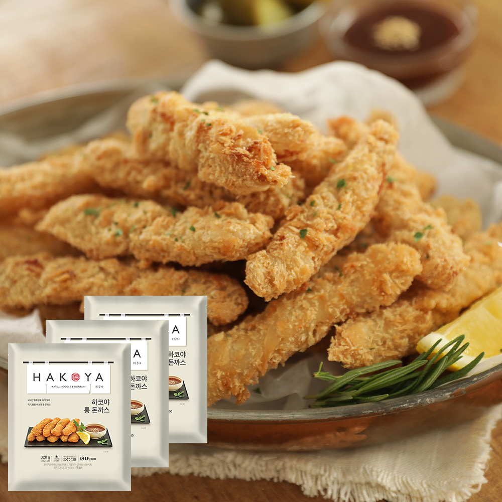 하코야 롱 돈까스 320g 2팩 1팩
