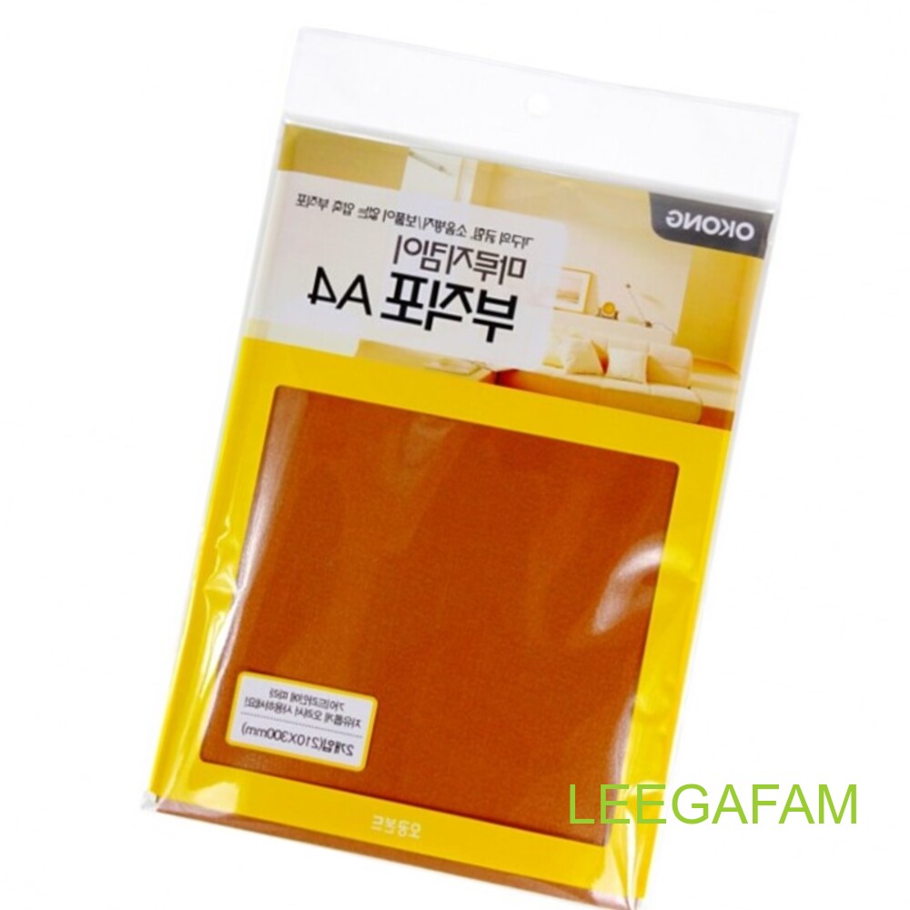 부직포 긁힘 소음방지 보호 가구 지킴이 캡 2개입 A4 210mmX300mm 마루 압축