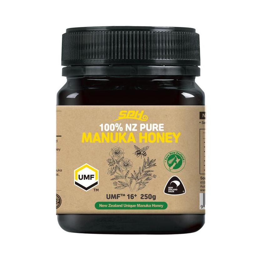 에스피에이치 100 뉴질랜드 퓨어 마누카 허니 UMF 16 250g 2개 SPH NZ Pure Manuka Honey