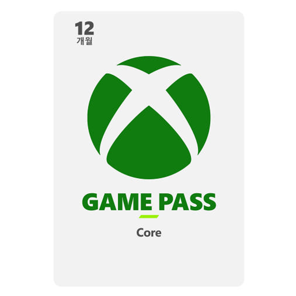 마이크로소프트 엑스박스 Xbox 게임패스 코어 12개월