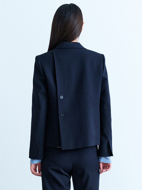 구호플러스 구호플러스 Back Detail Regular Fit JacketNavy KE4811M02R
