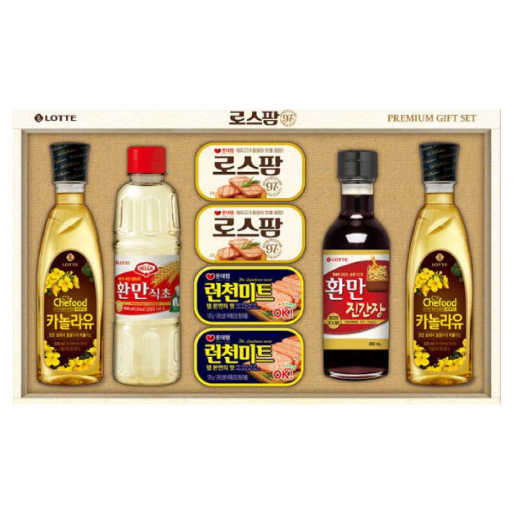 로스팜 호 1세트 런천미트 간장 식초 혼합 선물세트 97-LW2