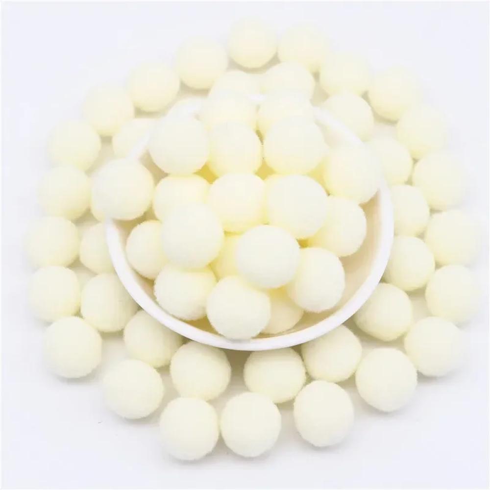 폼폼 솜털 봉제 공예 퍼볼 데코 재봉 D 20g 36pcs 1개 33 10 apricot