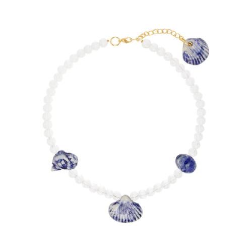 25 LEVENS JEWELS 투명 씨쉘 네크리스 251203F023002