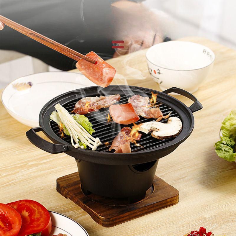 바비큐 불판 화로대 숯불구이 그릴 양고기 식당 1인용