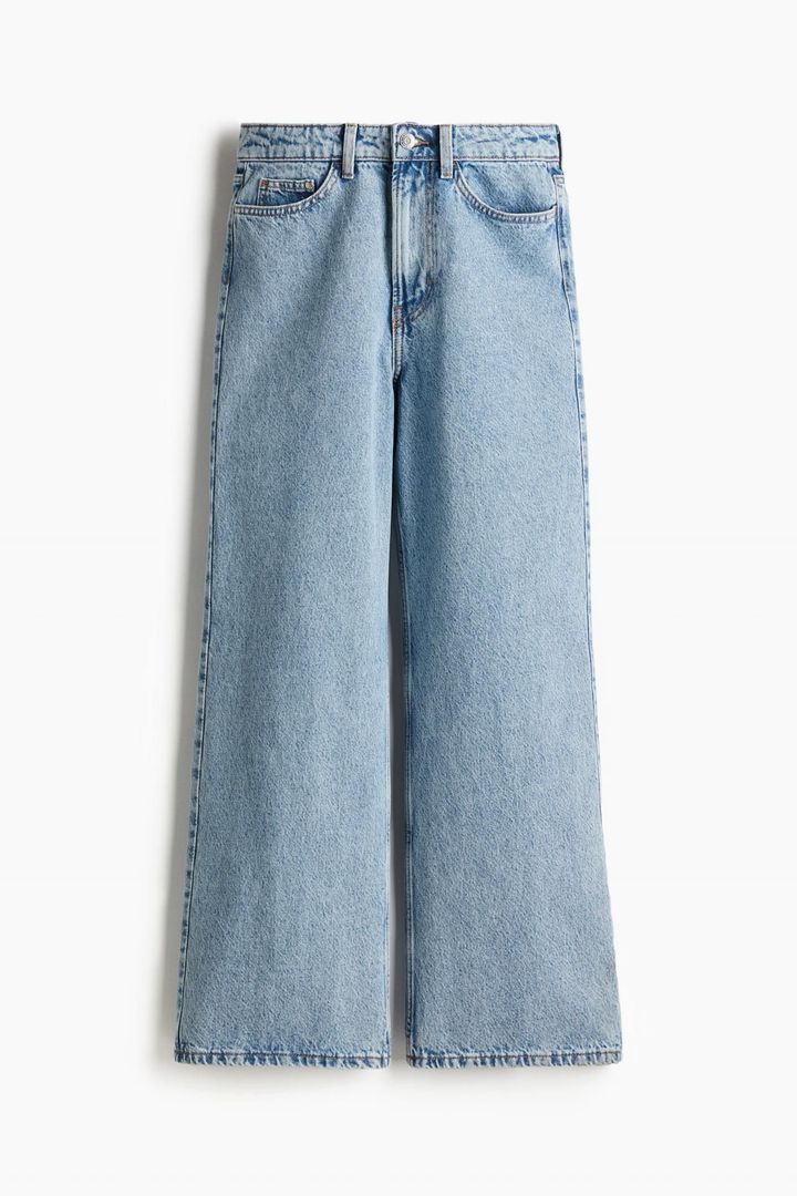 에이치앤엠 와이드 울트라 하이 진 AZUL DENIM PALIDO 1236960007