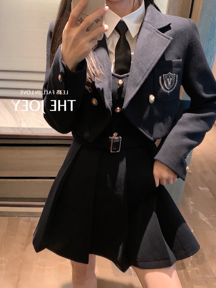 영국교복 유니폼 프레피룩 졸사 놀이공원 하이틴 스쿨 걸그룹